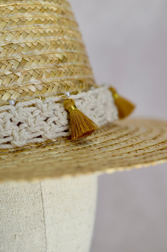 Cordobés · Palma dorada y macramé