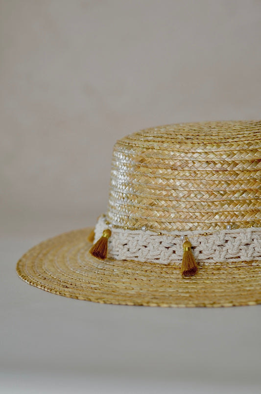 Cordobés · Palma dorada y macramé