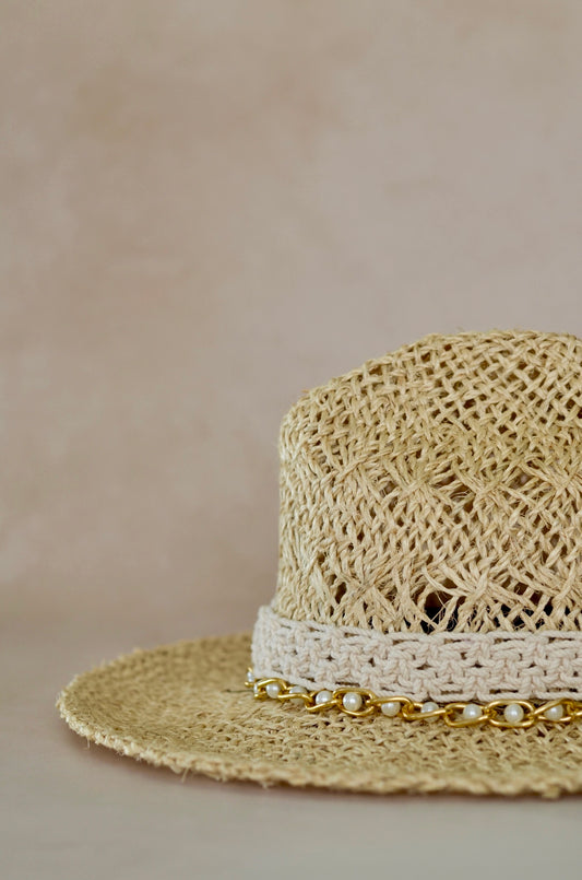 Americana · Yute natural y macramé