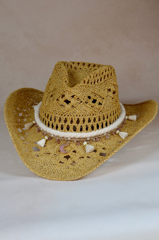 Boho cowgirl · Perlas y amatista