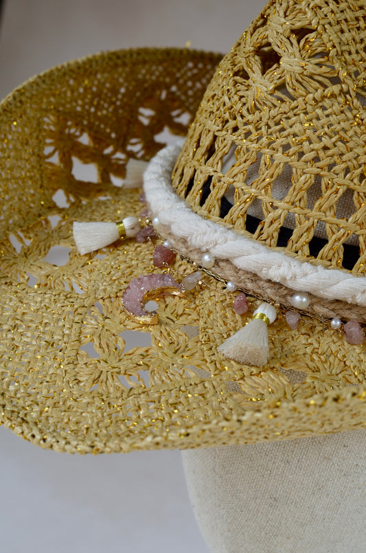 Boho cowgirl · Perlas y amatista