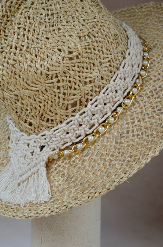 Americana · Yute natural y macramé