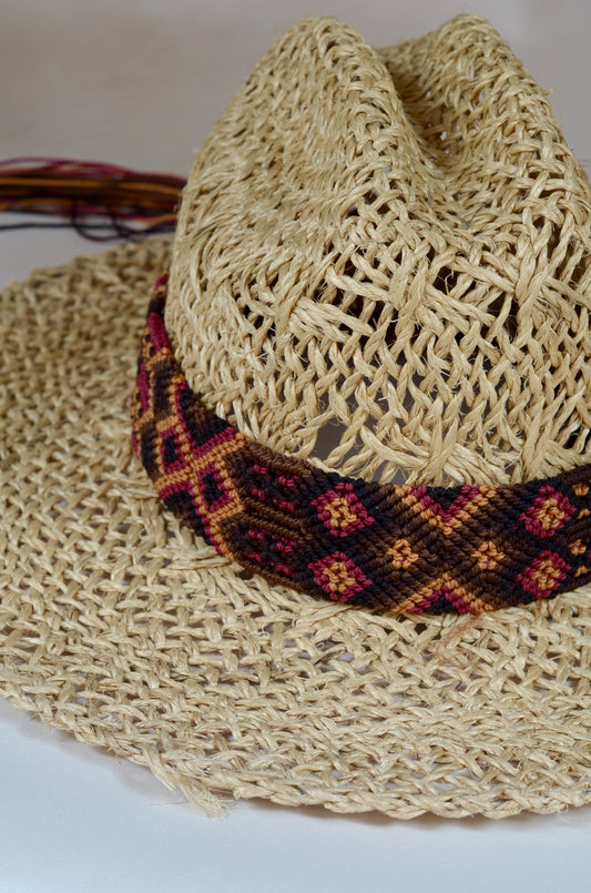 Americana · Yute natural y macramé