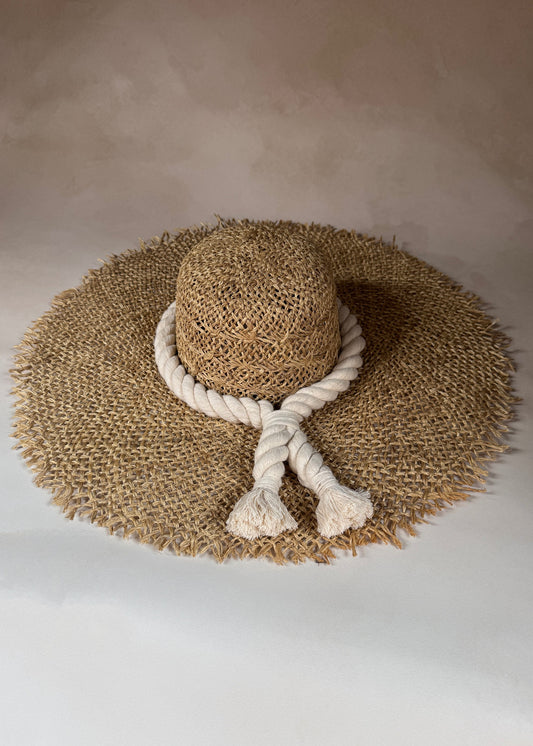 Playero · Yute natural y macramé